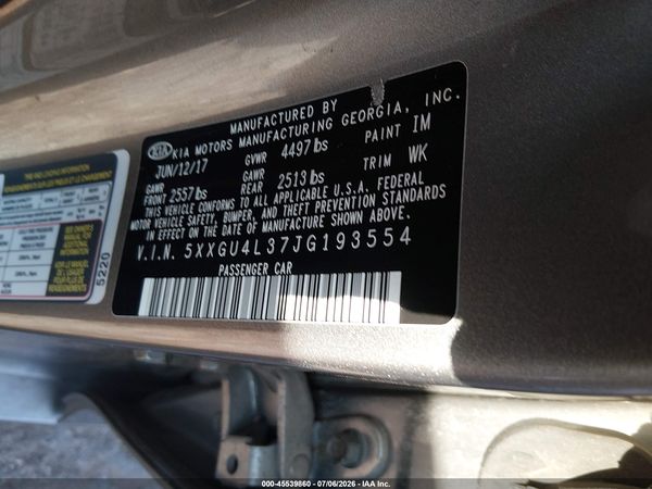 2018 KIA OPTIMA EX