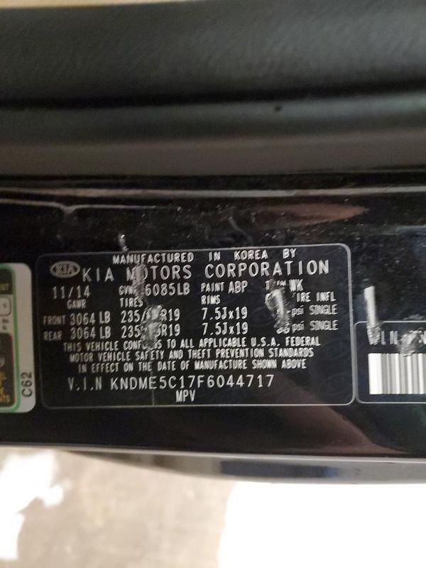 2015 KIA SEDONA