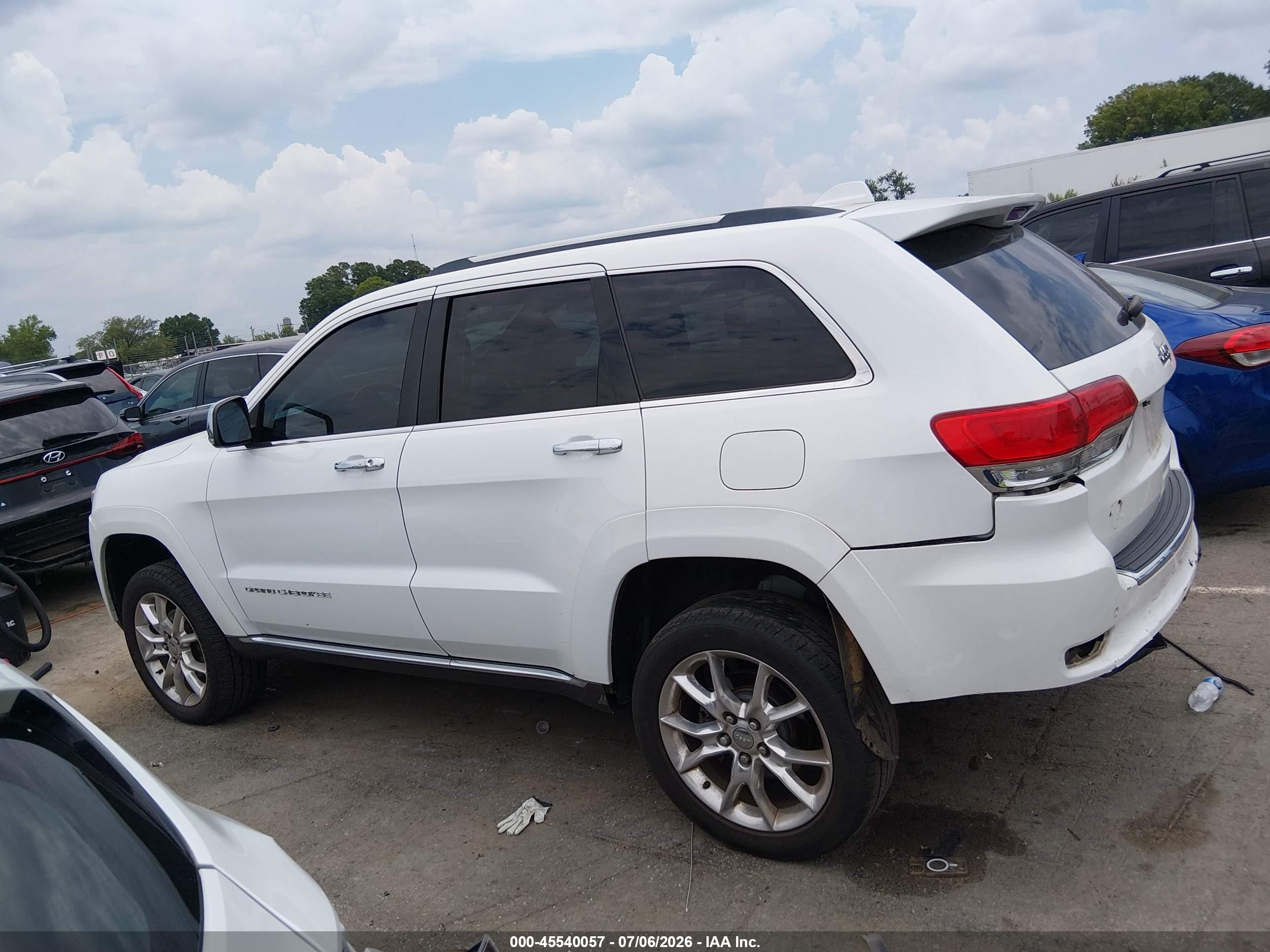 2016 JEEP GRAND CHEROKEE SUMMIT