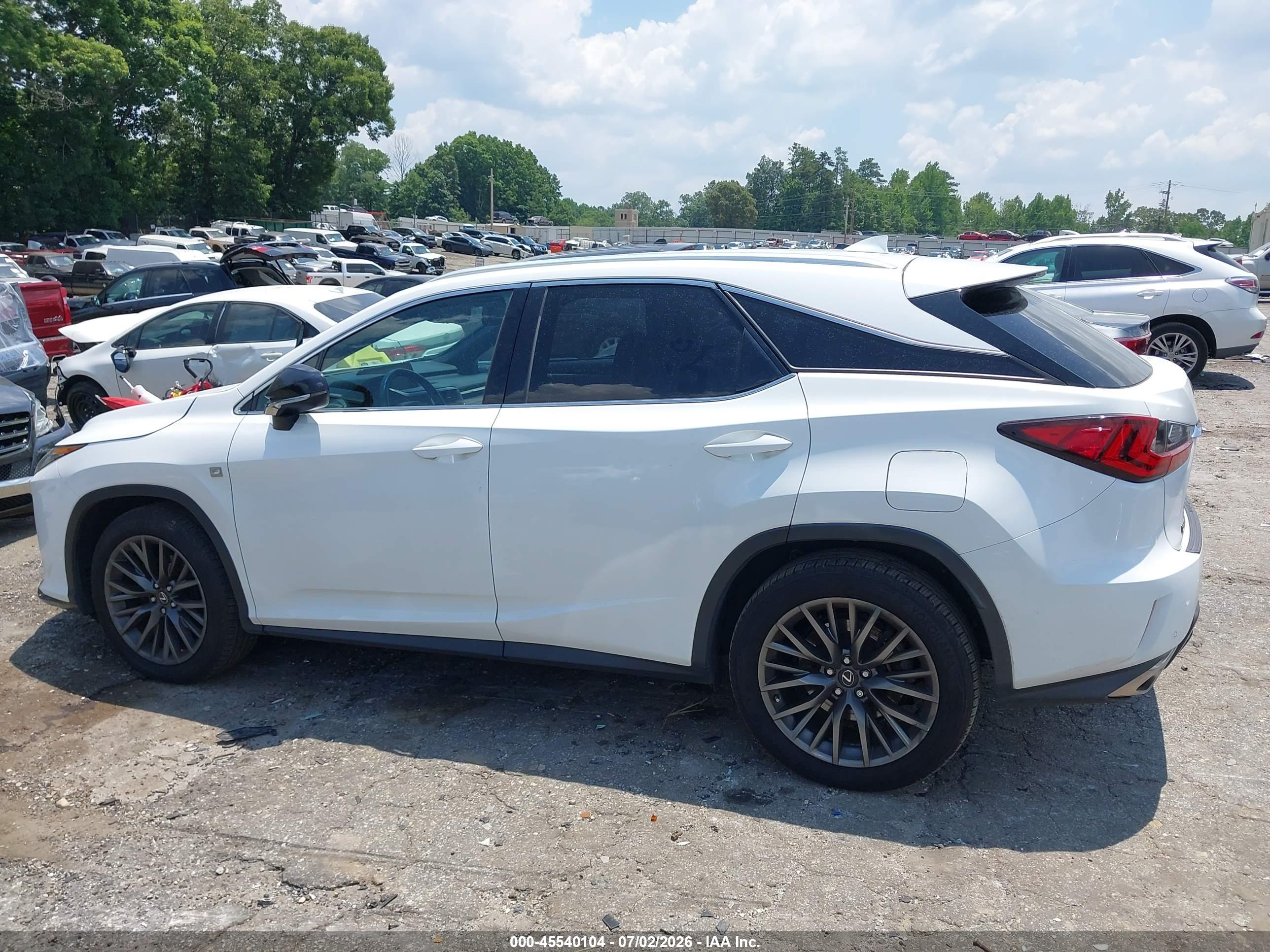 2018 LEXUS RX 350 F SPORT
