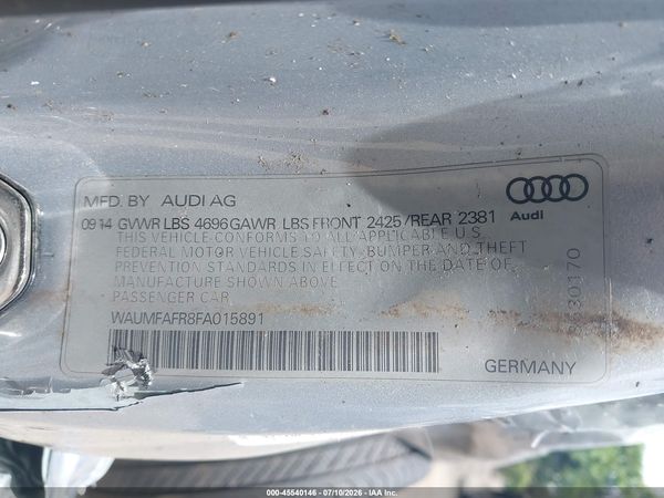 2015 AUDI A5 2.0T PREMIUM