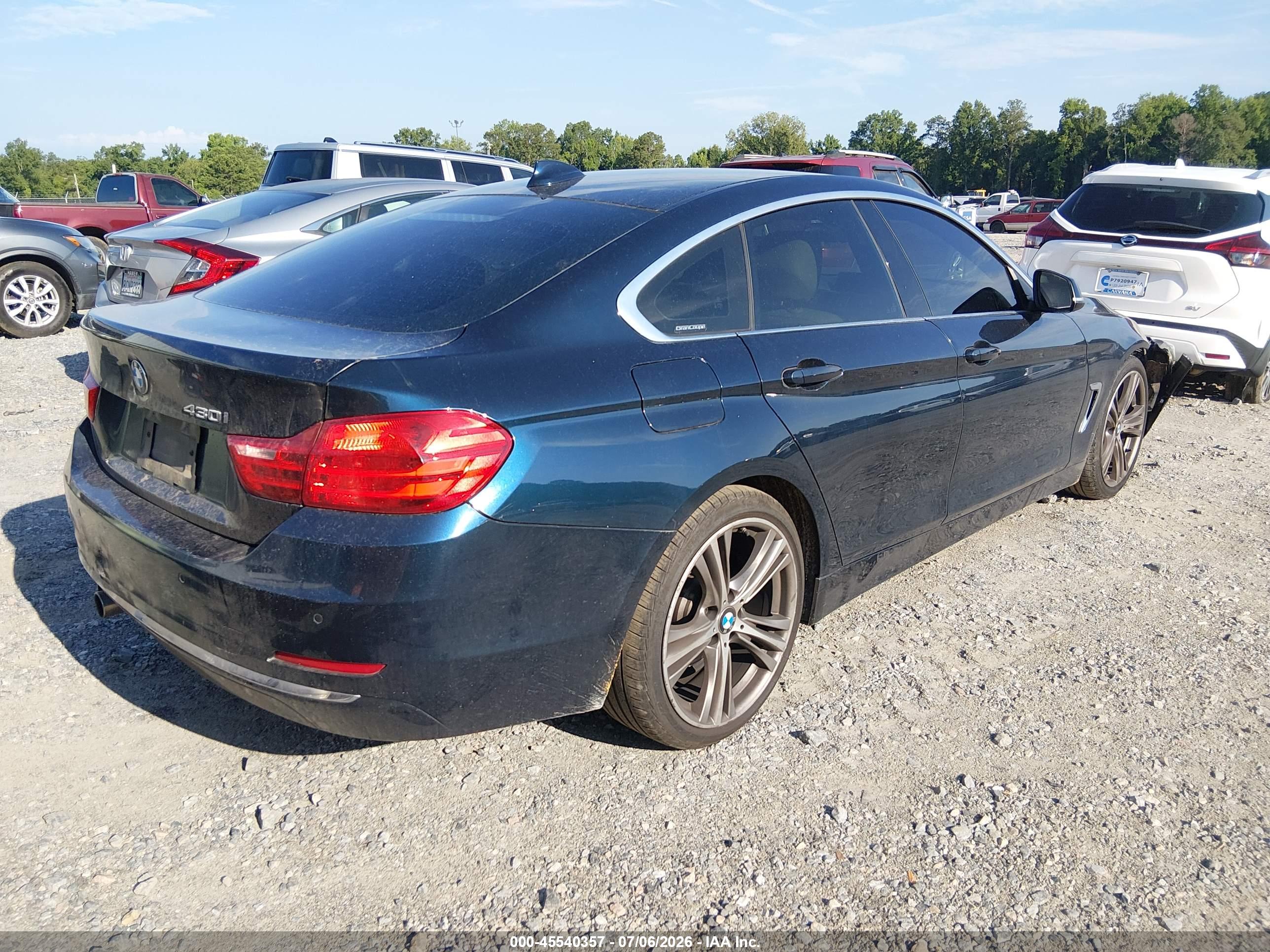 2017 BMW 430I GRAN COUPE GC