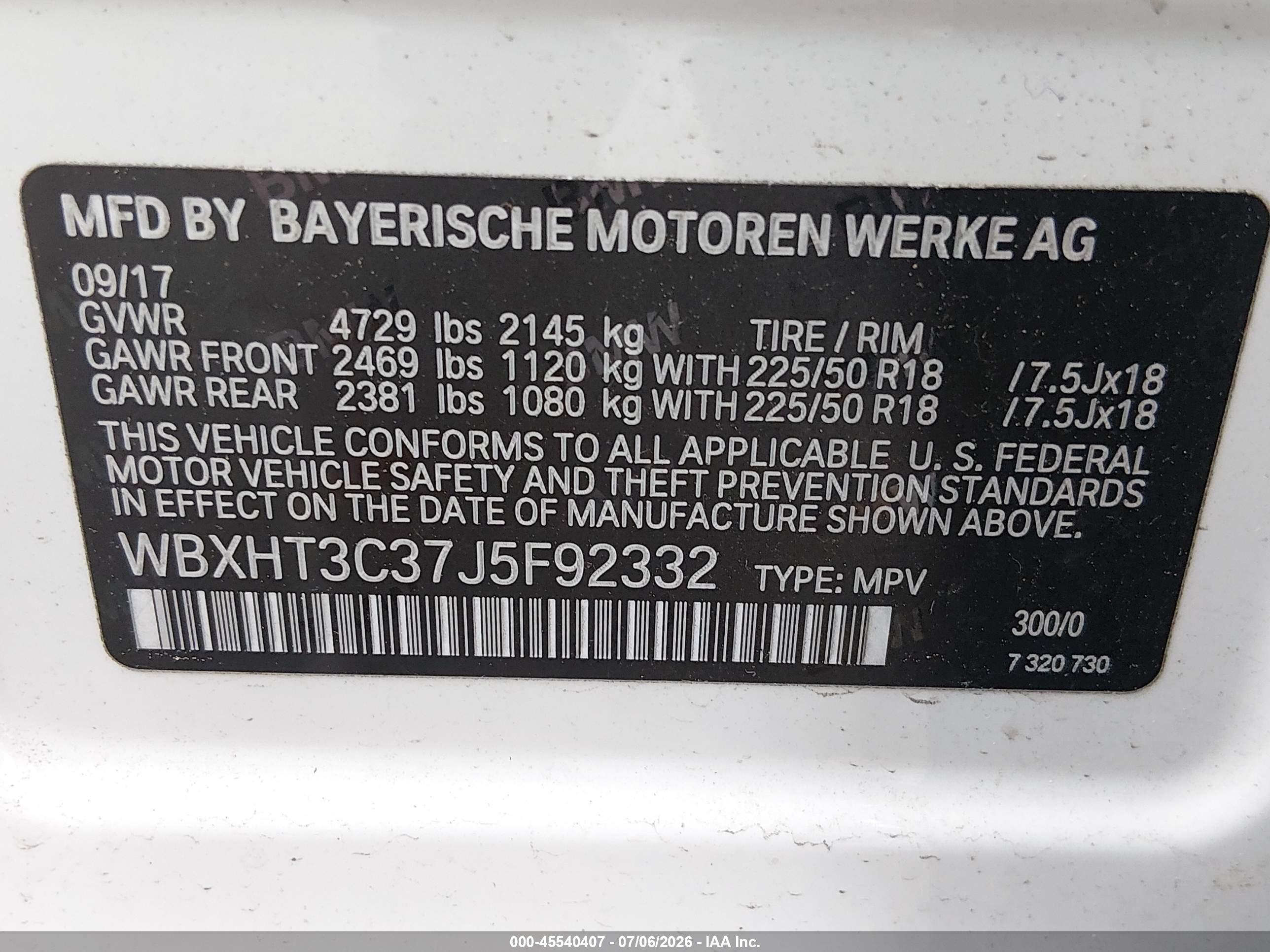 2018 BMW X1 XDRIVE28I