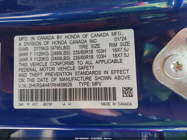 2024 HONDA CR-V EX AWD