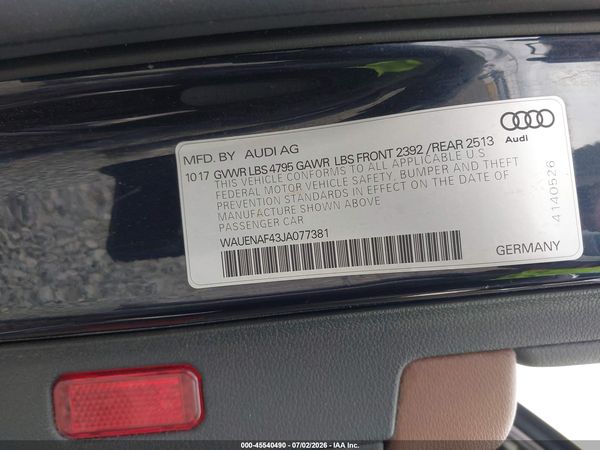 2018 AUDI A4
