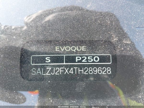 2026 LAND ROVER RANGE ROVER EVOQUE S