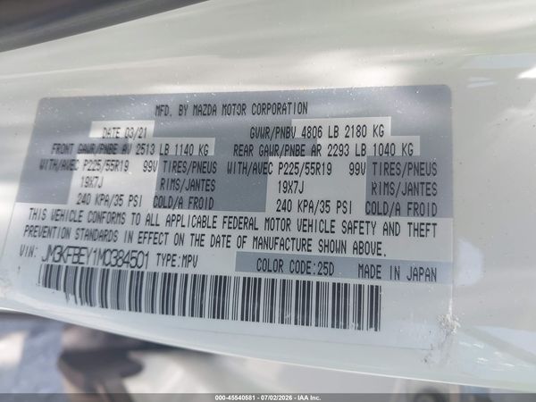 2021 MAZDA CX-5 SIGNATURE