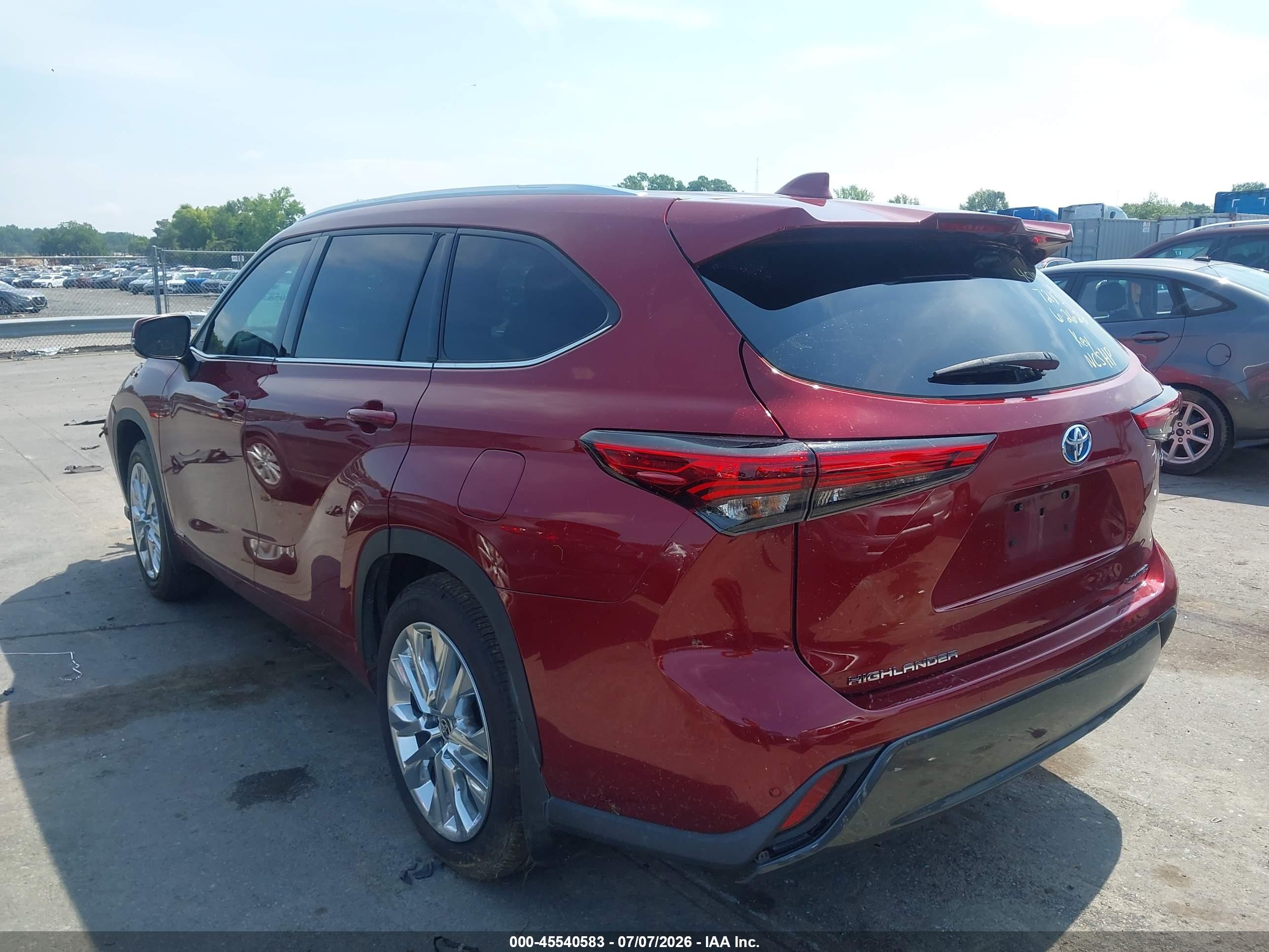 2022 TOYOTA HIGHLANDER HYBRID LIMITED