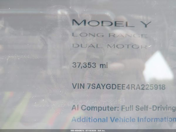 2024 TESLA MODEL Y