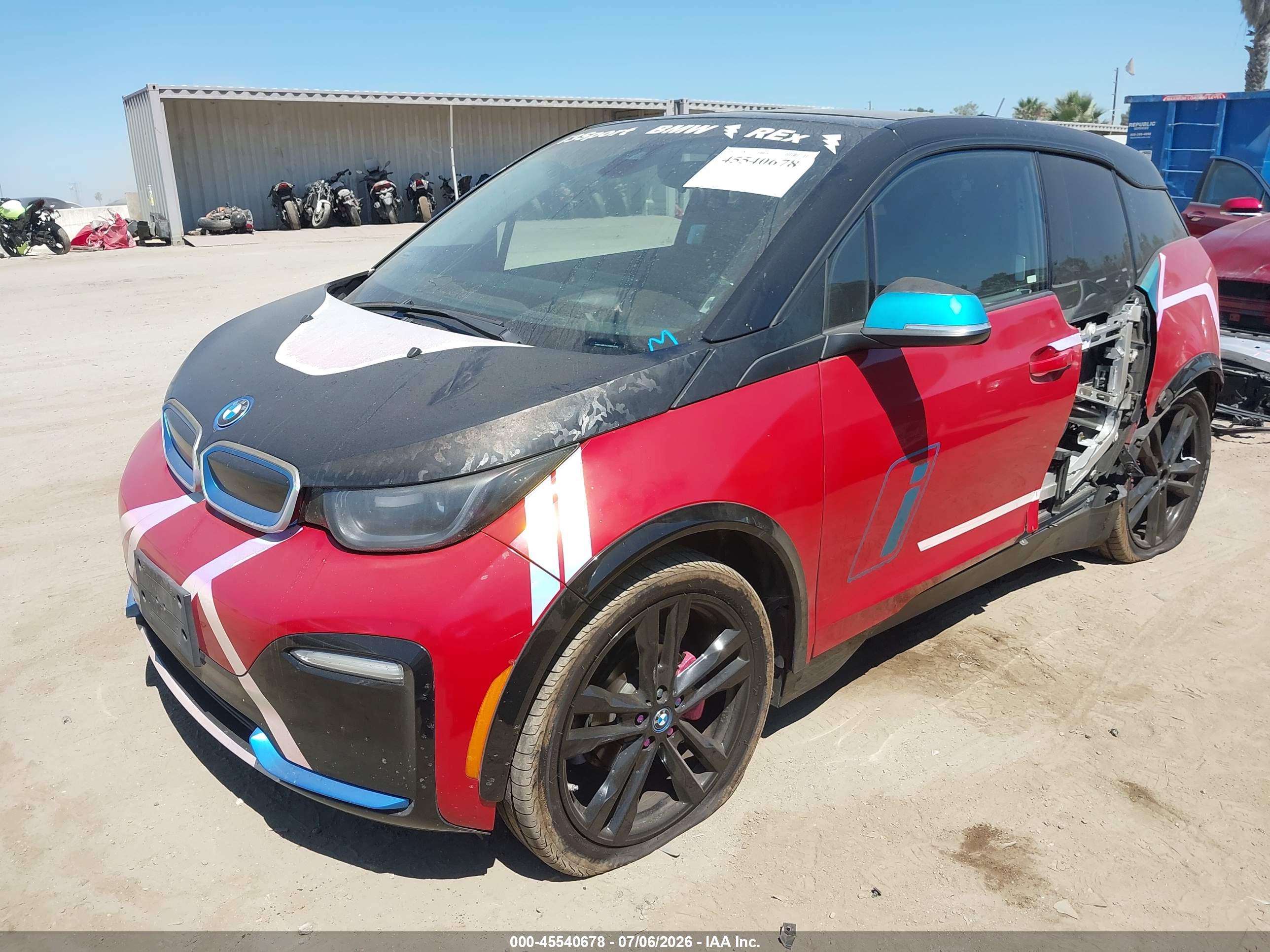 2018 BMW I3S 94AH W/RANGE EXTENDER