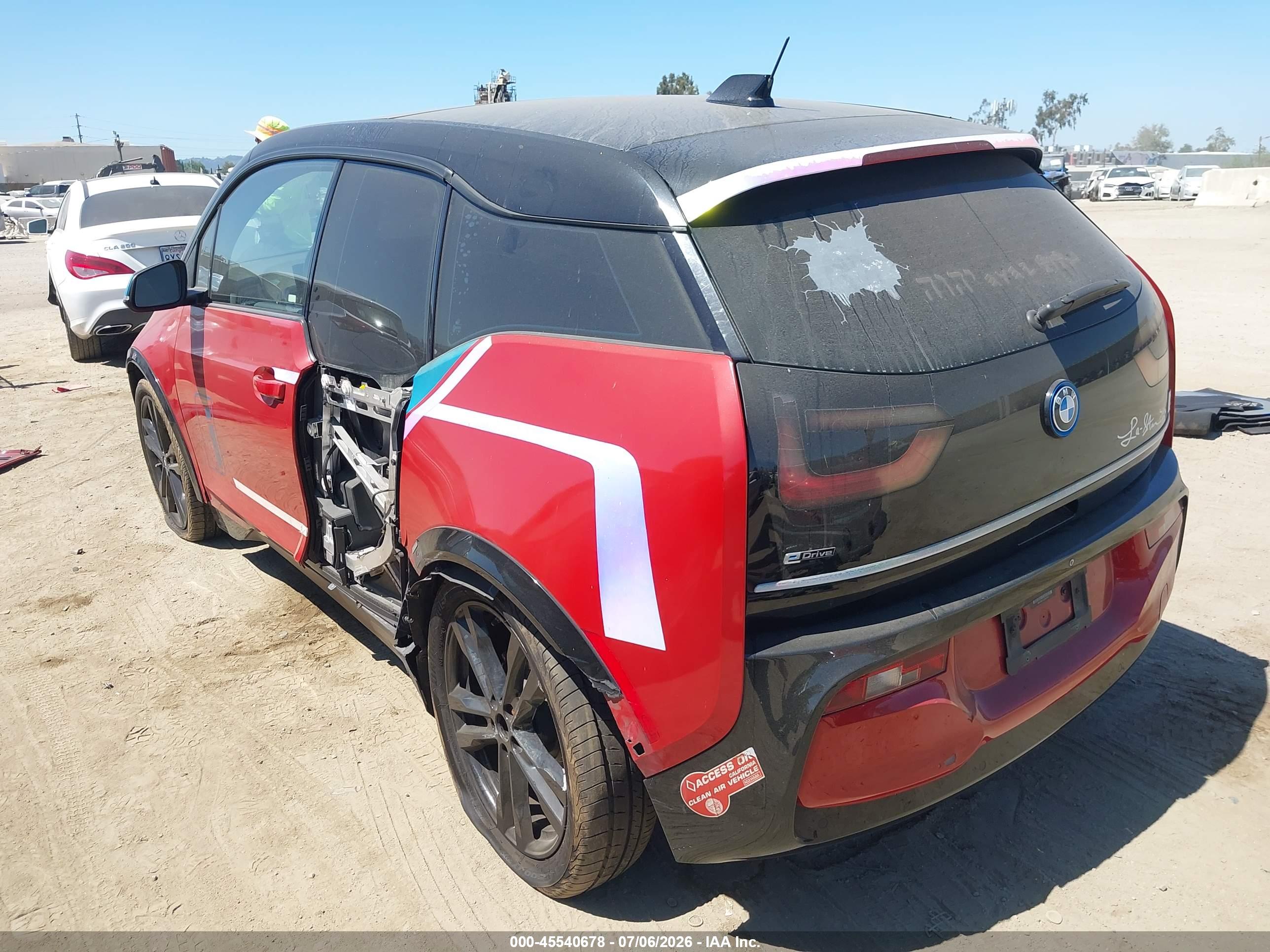 2018 BMW I3S 94AH W/RANGE EXTENDER