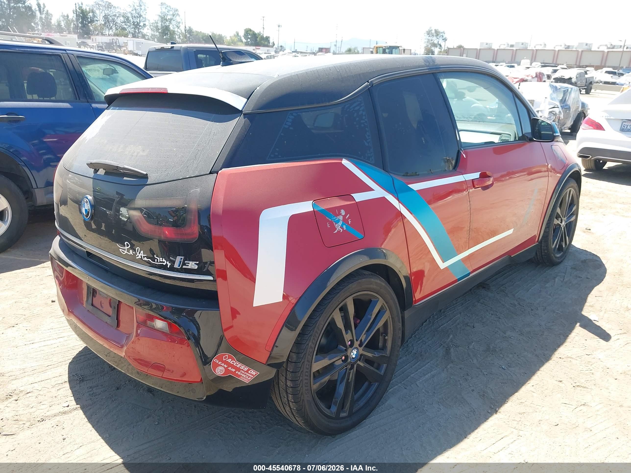 2018 BMW I3S 94AH W/RANGE EXTENDER
