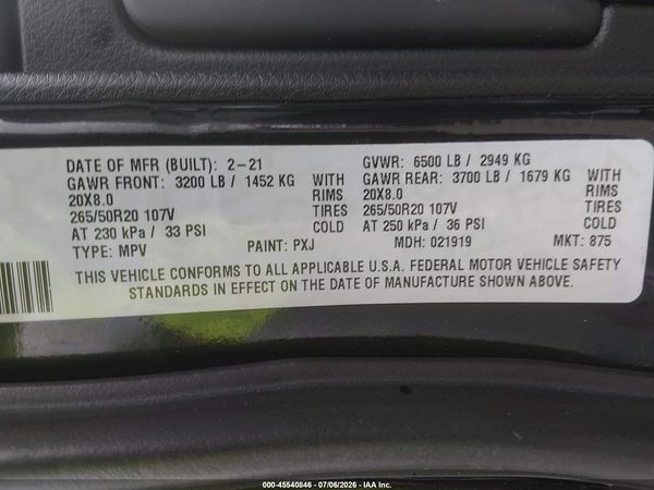 2021 JEEP GRAND CHEROKEE HIGH ALTITUDE 4X4