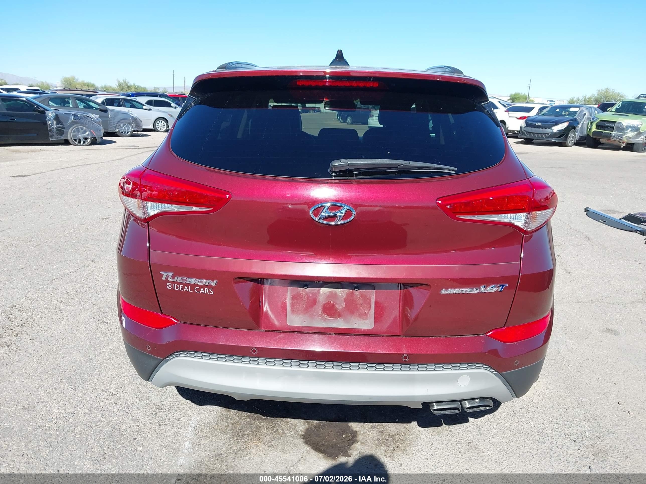 2017 HYUNDAI TUCSON LIMITED