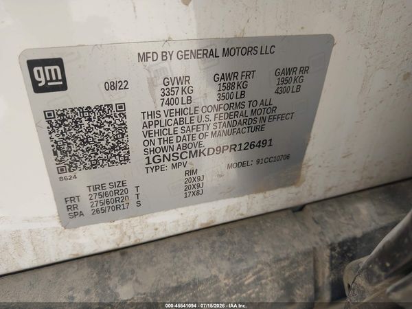 2023 CHEVROLET TAHOE 2WD LS — I9