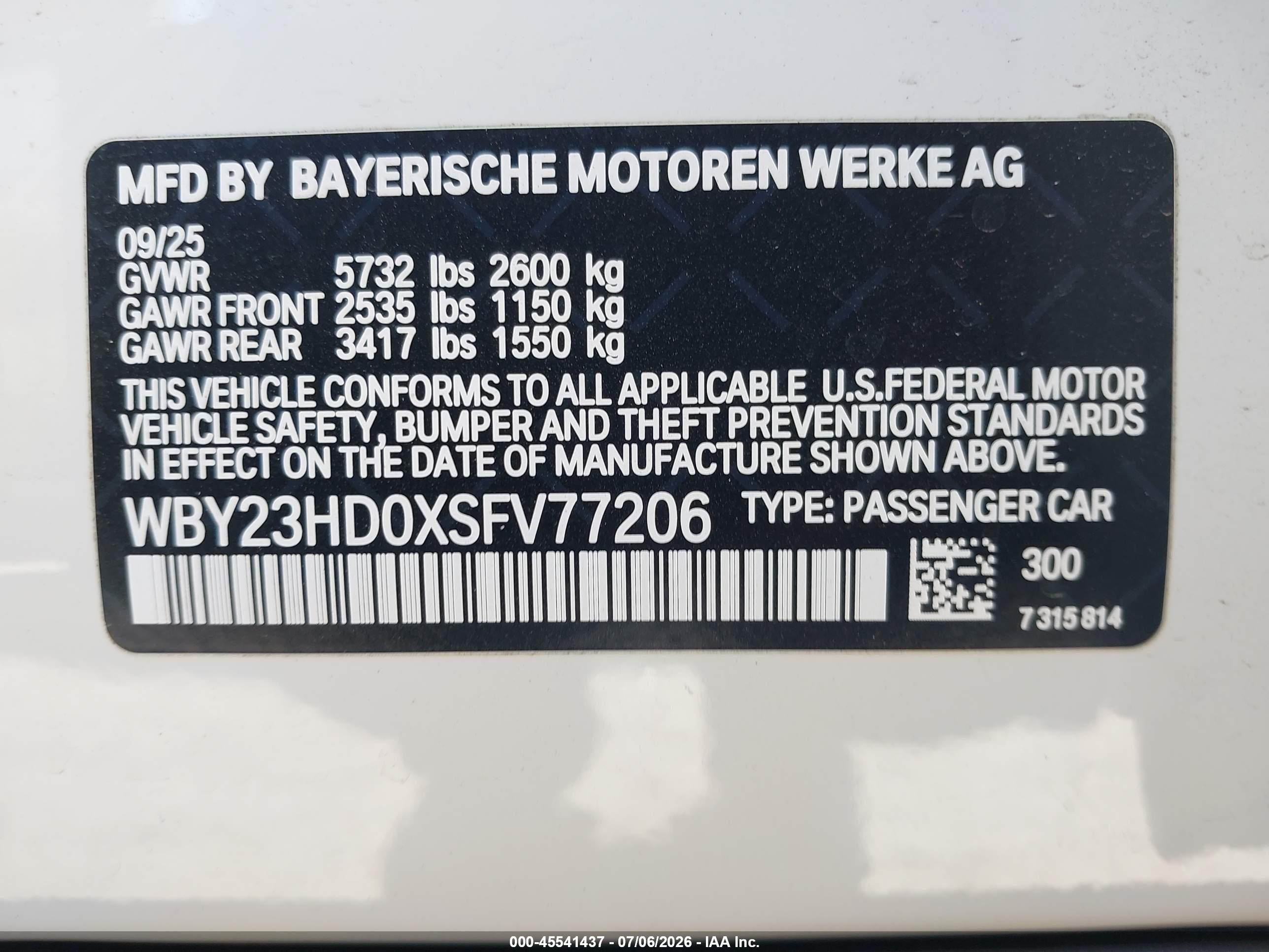 2025 BMW I4 GRAN COUPE EDRIVE40