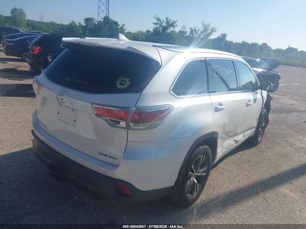2016 TOYOTA HIGHLANDER XLE V6