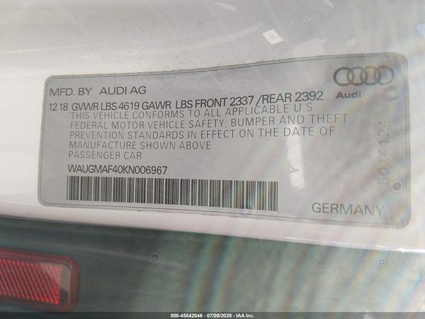 2019 AUDI A4