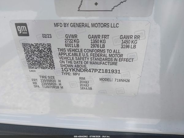 2023 CADILLAC XT5 AWD PREMIUM LUXURY