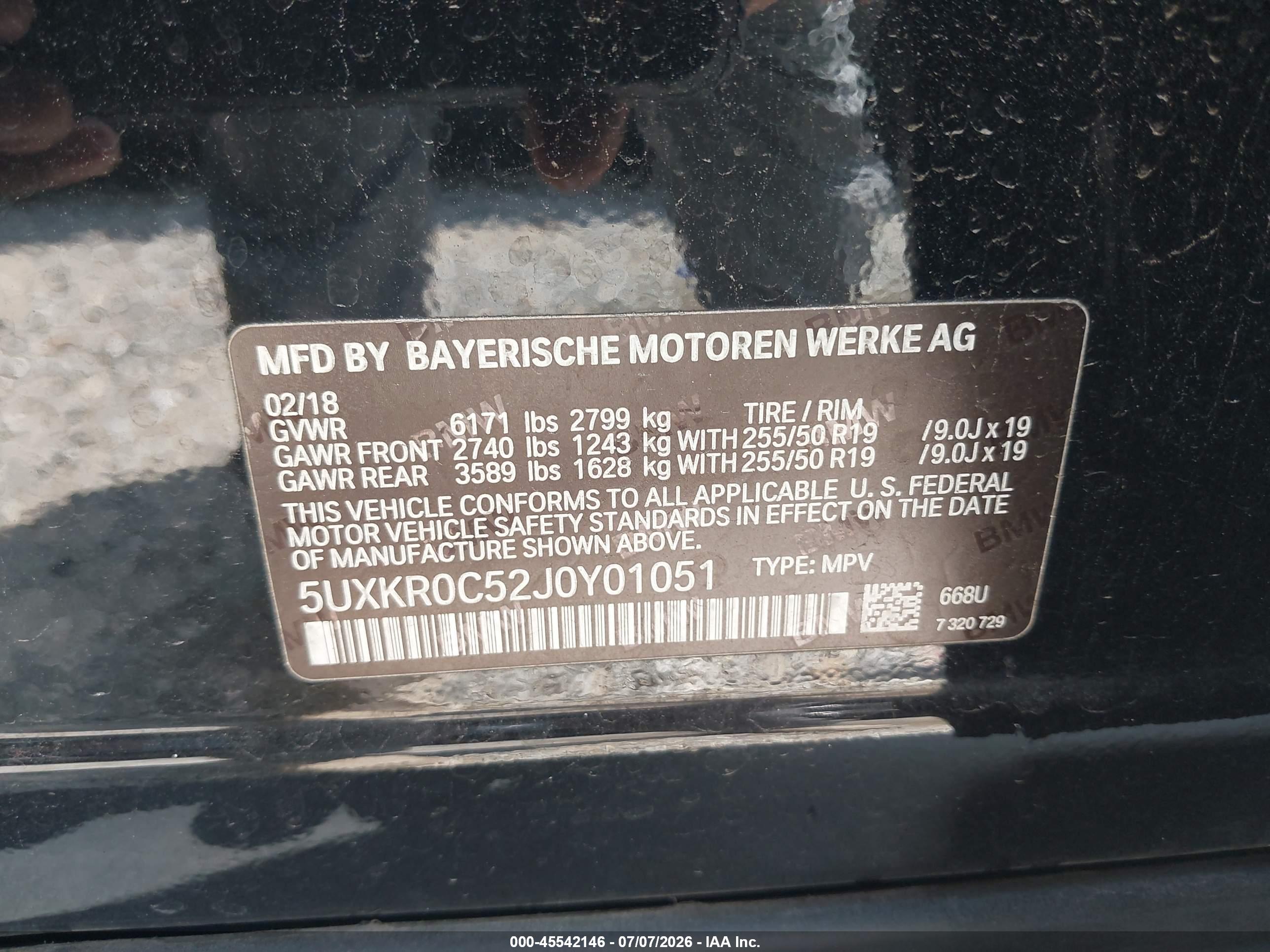 2018 BMW X5 XDRIVE35I
