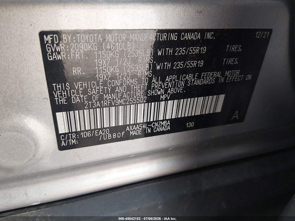 2021 TOYOTA RAV4 XLE PREMIUM
