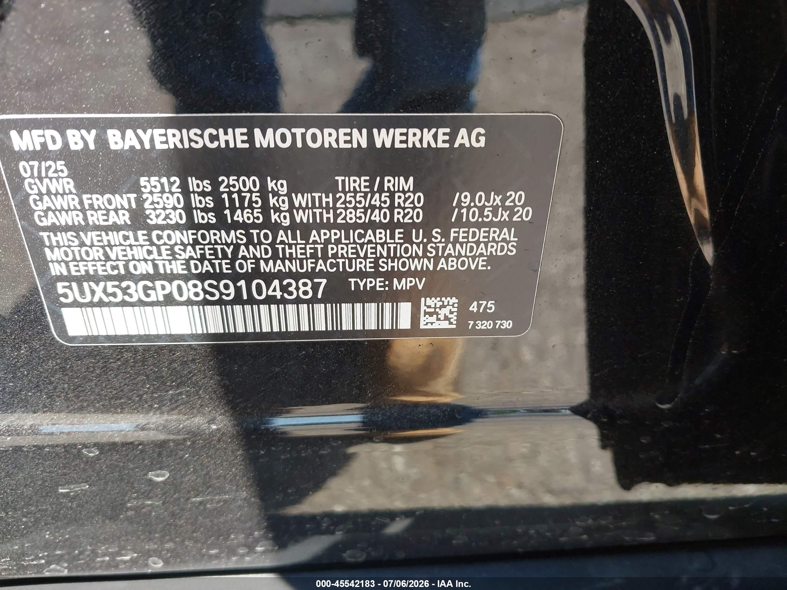 2025 BMW X3 30 XDRIVE