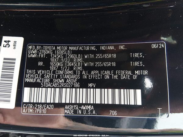 2024 TOYOTA GRAND HIGHLANDER HYBRID XLE