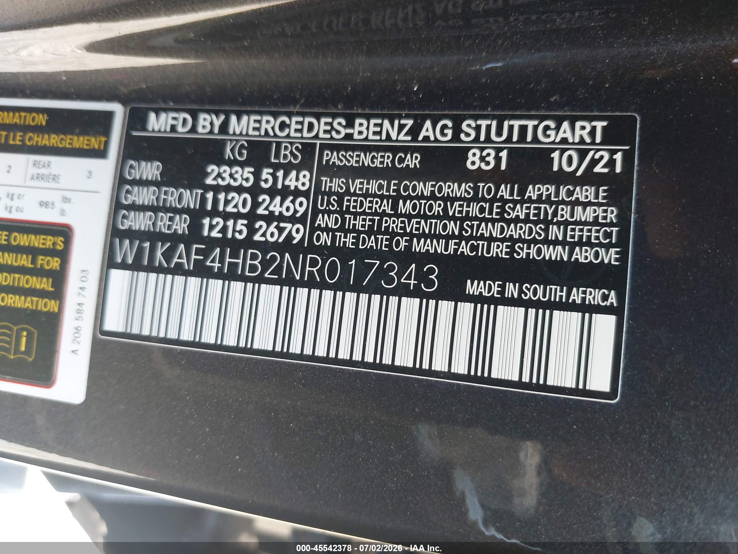 2022 MERCEDES-BENZ C 300 4MATIC
