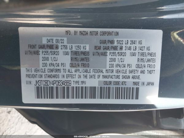 2023 MAZDA CX-9 CARBON EDITION