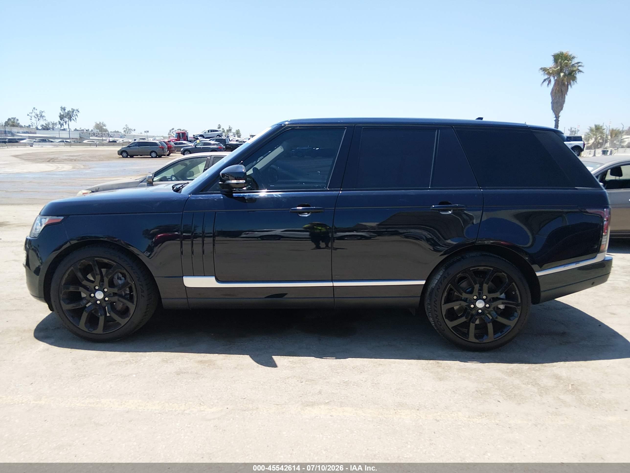 2016 LAND ROVER RANGE ROVER 3.0L V6 SUPERCHARGED HSE