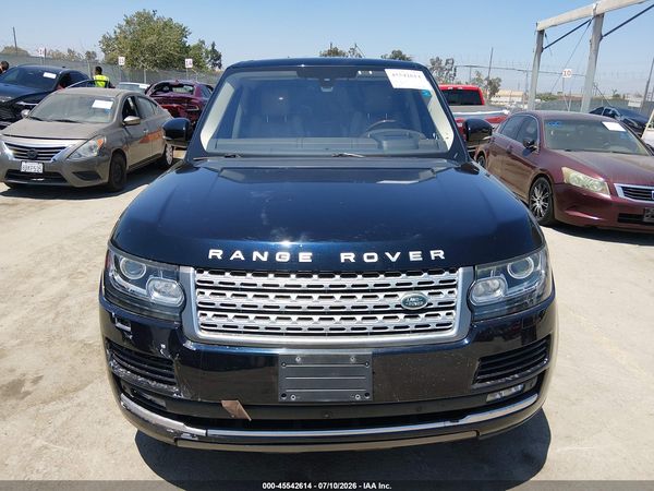 2016 LAND ROVER RANGE ROVER 3.0L V6 SUPERCHARGED HSE