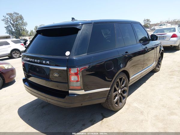 2016 LAND ROVER RANGE ROVER 3.0L V6 SUPERCHARGED HSE