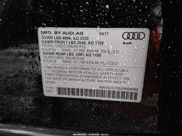 2018 AUDI Q3