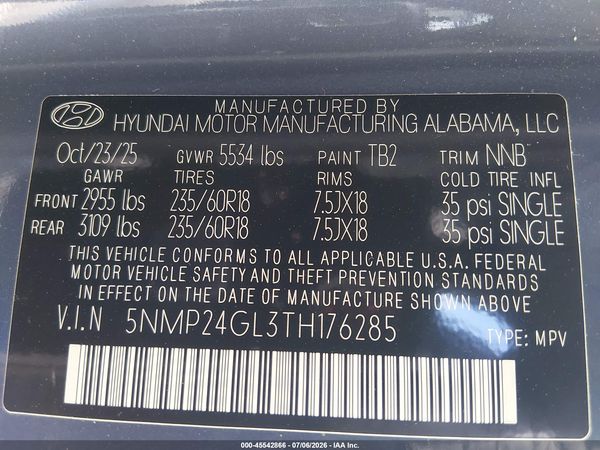 2026 HYUNDAI SANTA FE SEL