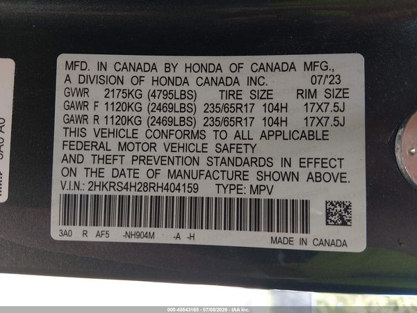 2024 HONDA CR-V LX AWD