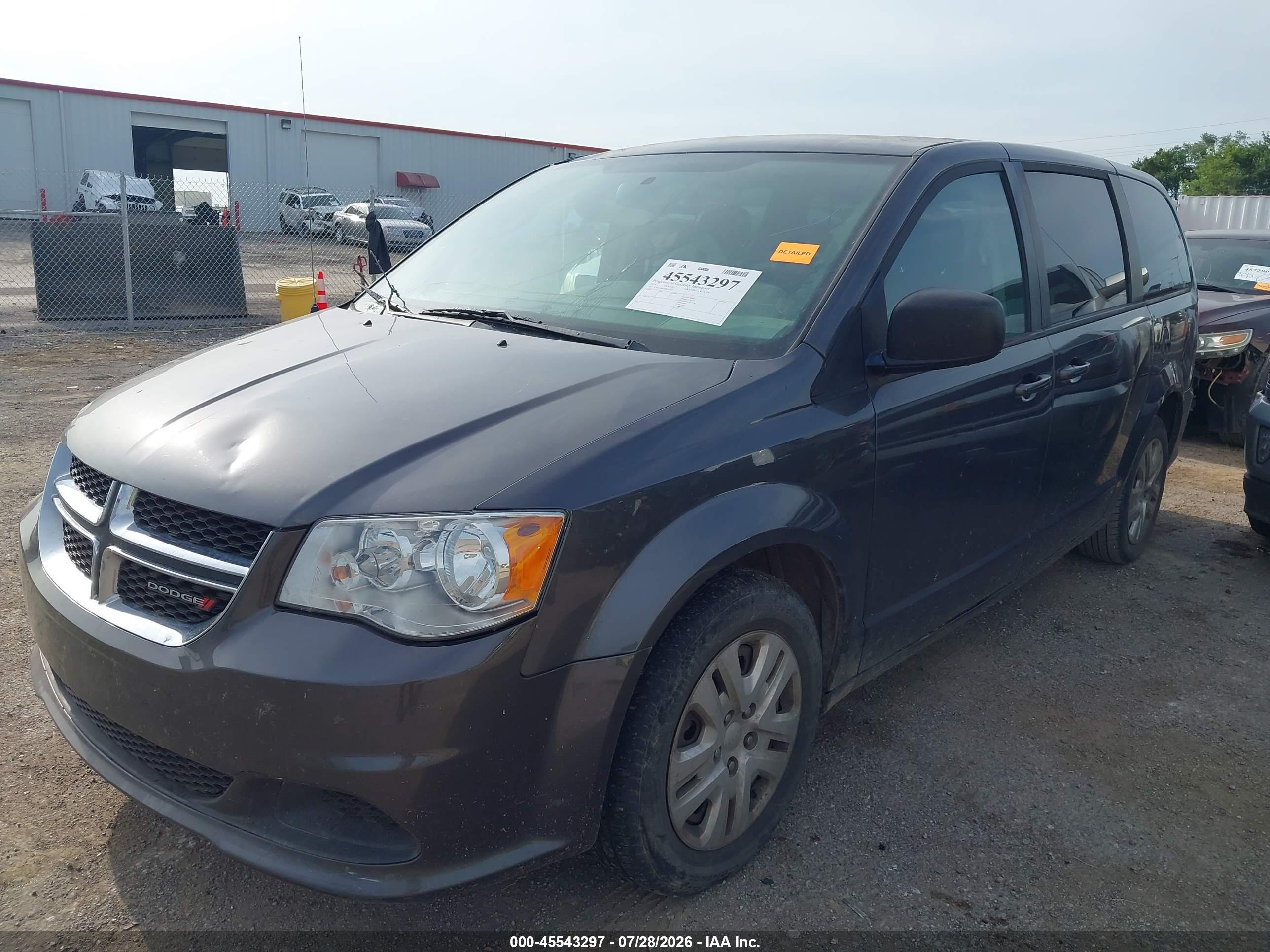 2018 DODGE GRAND CARAVAN SE — I2