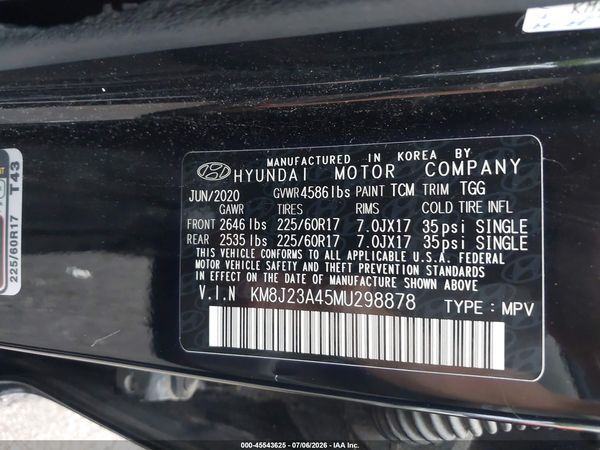 2021 HYUNDAI TUCSON SE