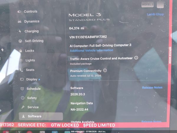 2021 TESLA MODEL 3
