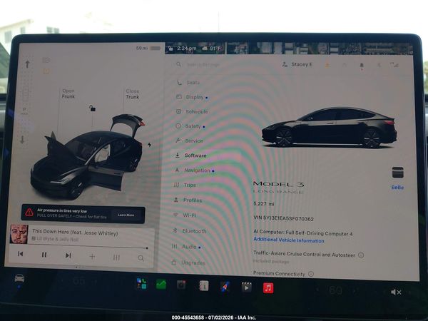2025 TESLA MODEL 3
