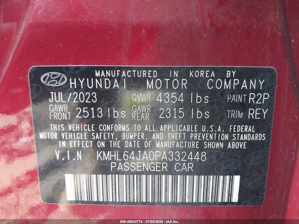 2023 HYUNDAI SONATA SEL