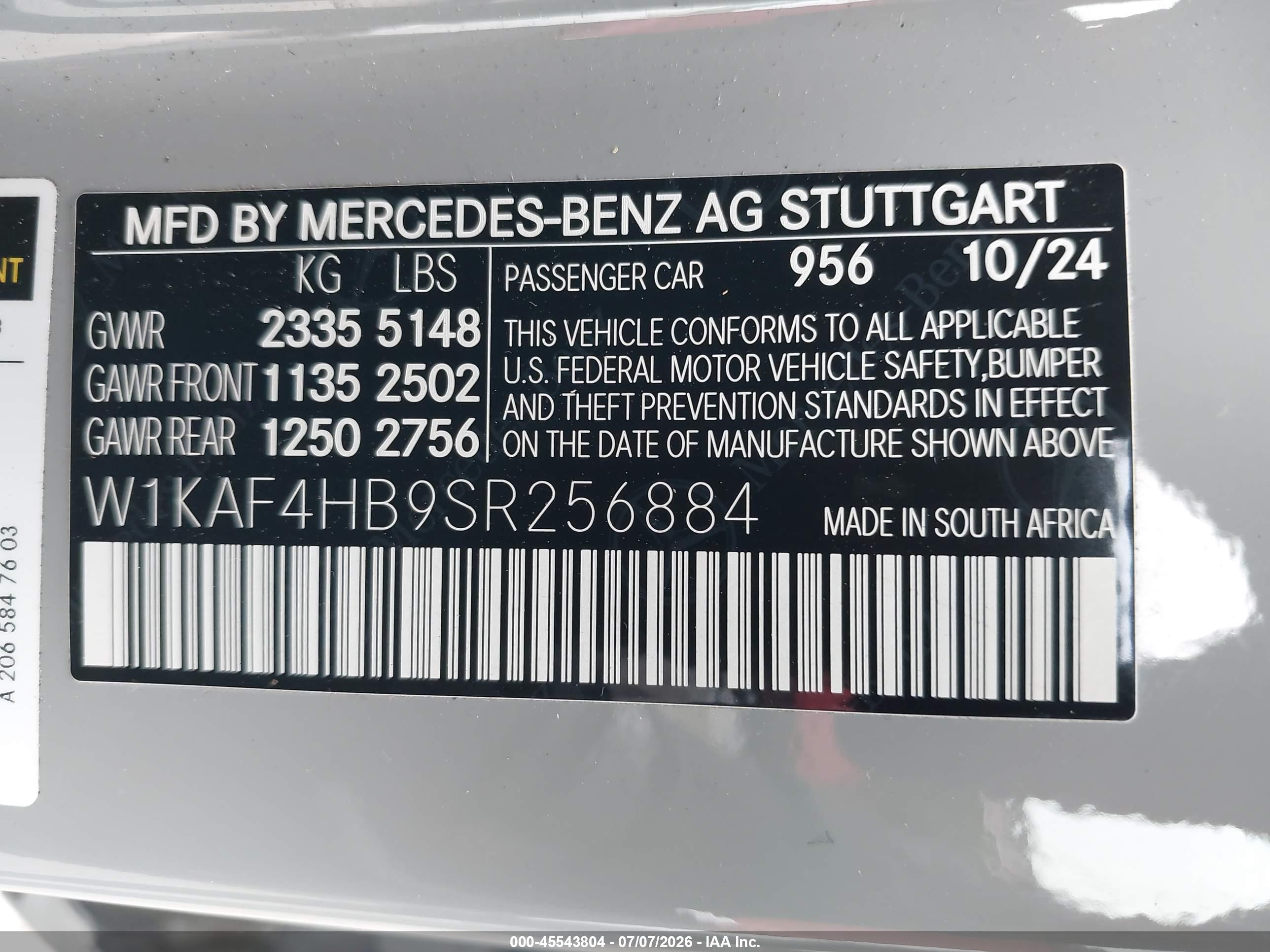 2025 MERCEDES-BENZ C 300 C300 4MATIC