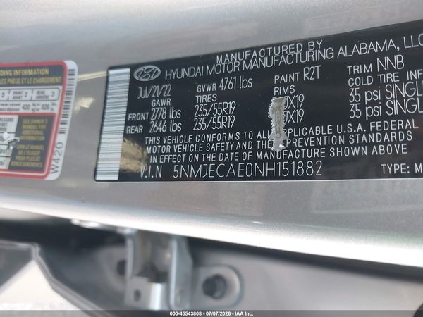 2022 HYUNDAI TUCSON LIMITED