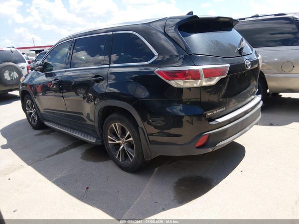 2016 TOYOTA HIGHLANDER XLE V6