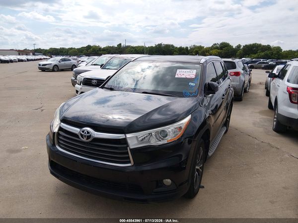 2016 TOYOTA HIGHLANDER XLE V6