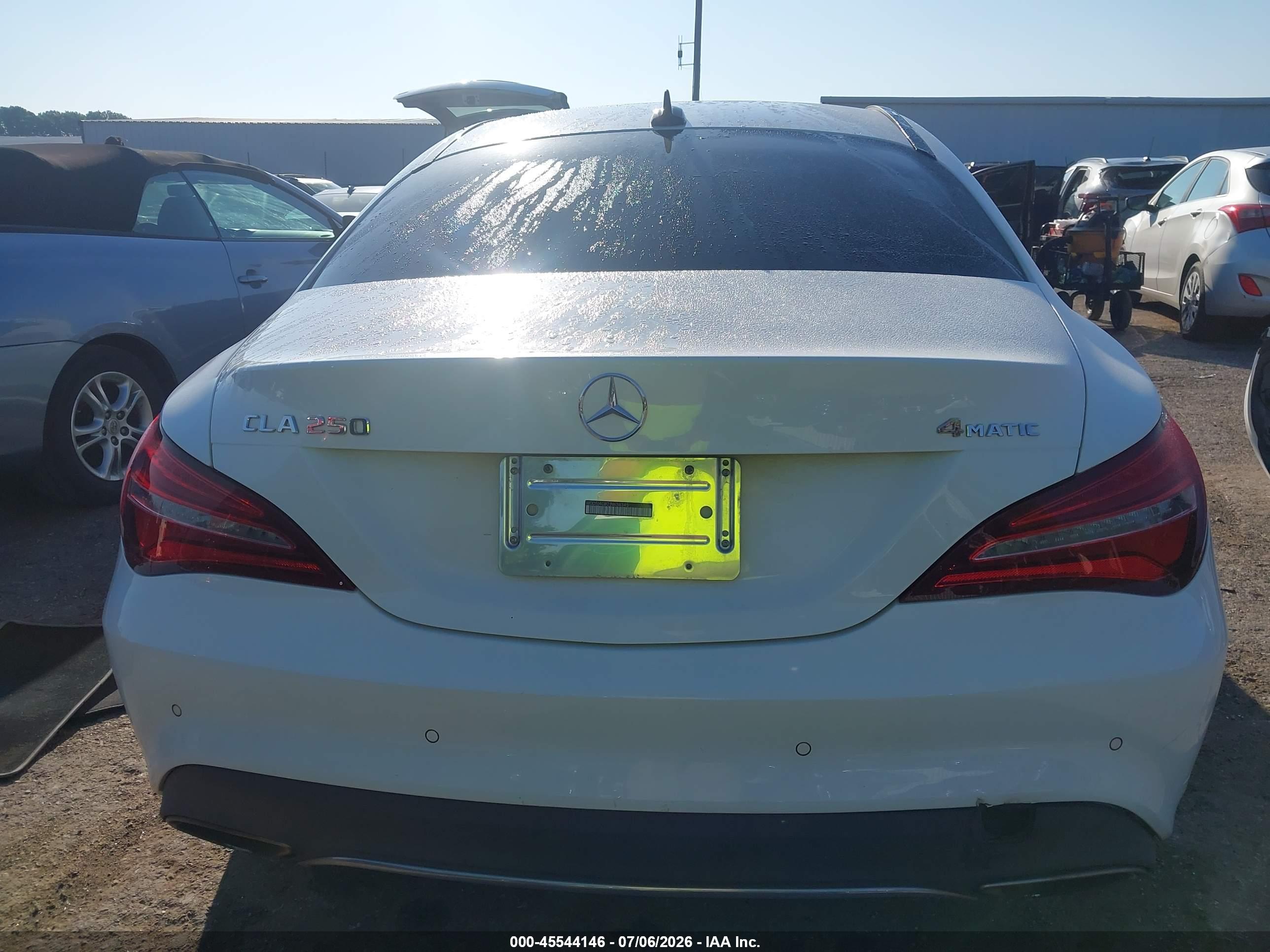 2018 MERCEDES-BENZ CLA 250 4MATIC