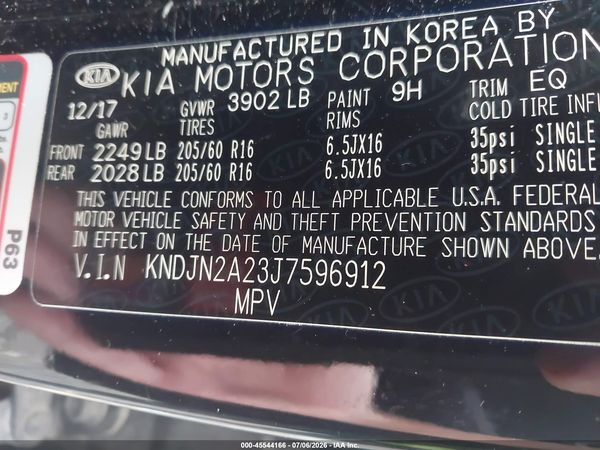 2018 KIA SOUL Base