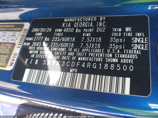 2024 KIA SPORTAGE EX