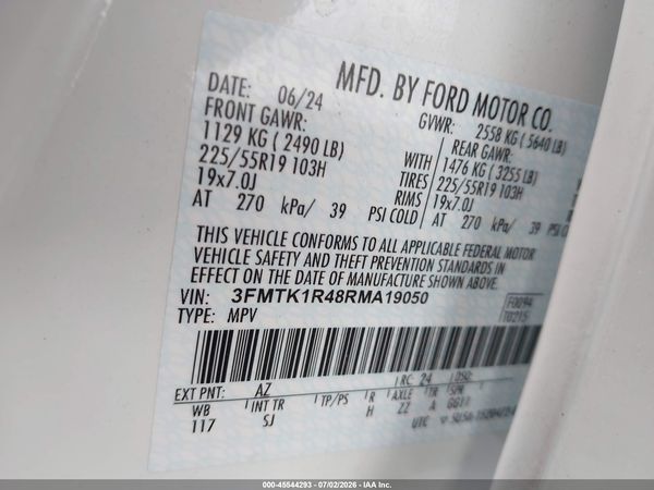 2024 FORD MUSTANG MACH-E SELECT