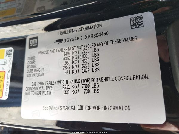 2023 CADILLAC ESCALADE ESV 4WD SPORT