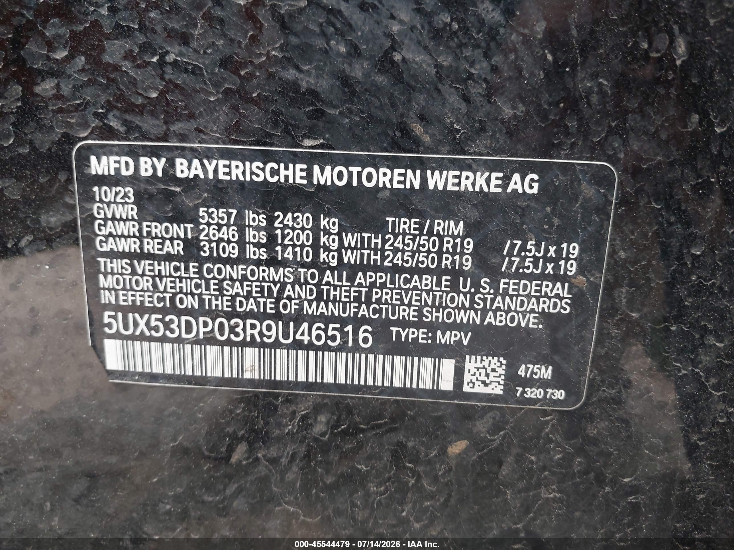 2024 BMW X3 XDRIVE30I